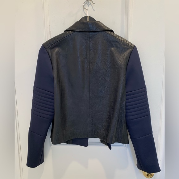 JBrand Aiah lamb leather moto jacket. Size Small - Picture 6 of 11